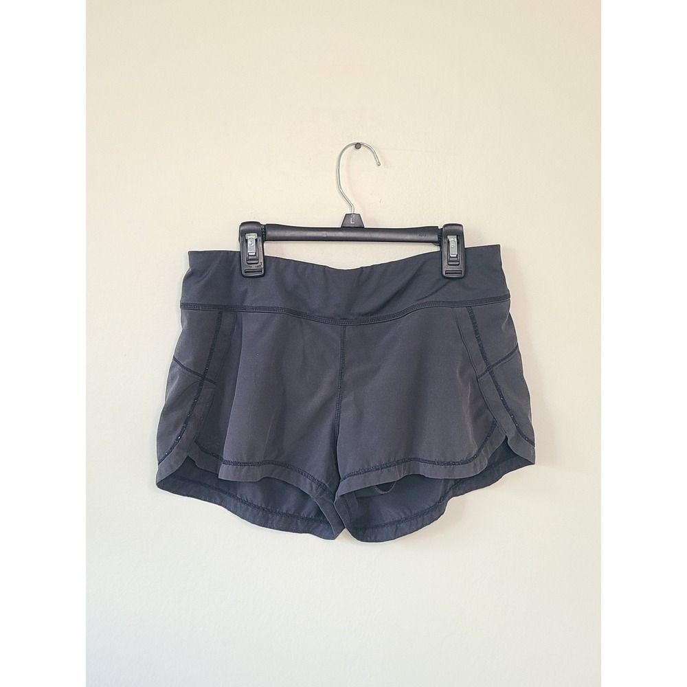 Athleta Black Gray Athletic Running Shorts Size S